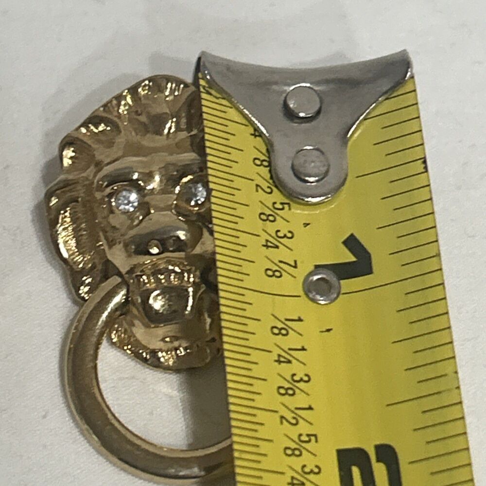 Vintage K.J.L. (Kenneth Jay Lane) for Avon Lion Earrings - Picture 11 of 11